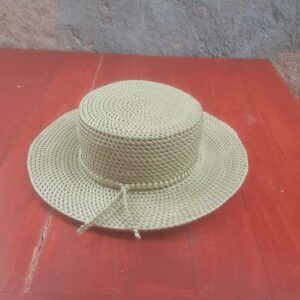 👒✨ SOMBRERO ARTESANAL EN PALMA CARANDAY – PUNTO FINO